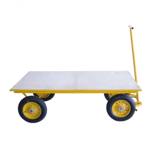Carro plataforma com tampo em madeira 600 kg - RLL-5802 Rotterman em Oferta na Shopee