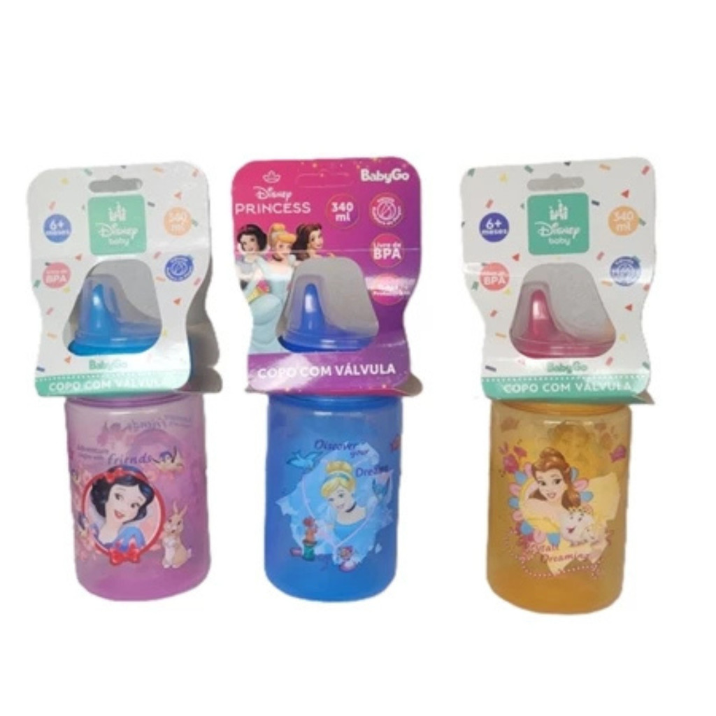 COPO BABYGO PRINCESAS 340 ML