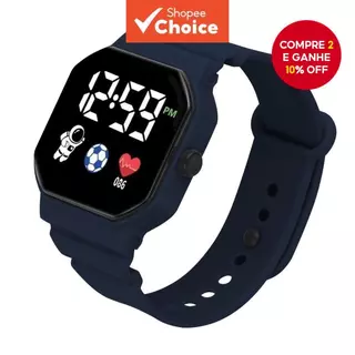 Relógio Eletrônico LED De Astronauta Moderno Para Crianças E Estudantes Com Recurso De Luz Noturna Mais Vendido em Oferta na Shopee