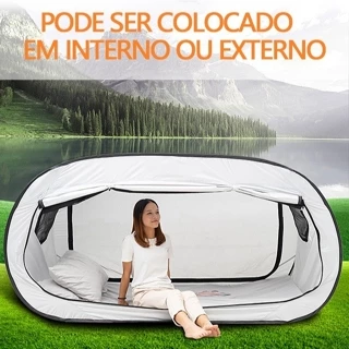 Barraca Camping Cama de Armar 1-2 Lugares Tenda Acampamento Quarto Interno/Externo Dormitório 190*90*110cm em Oferta na Shopee