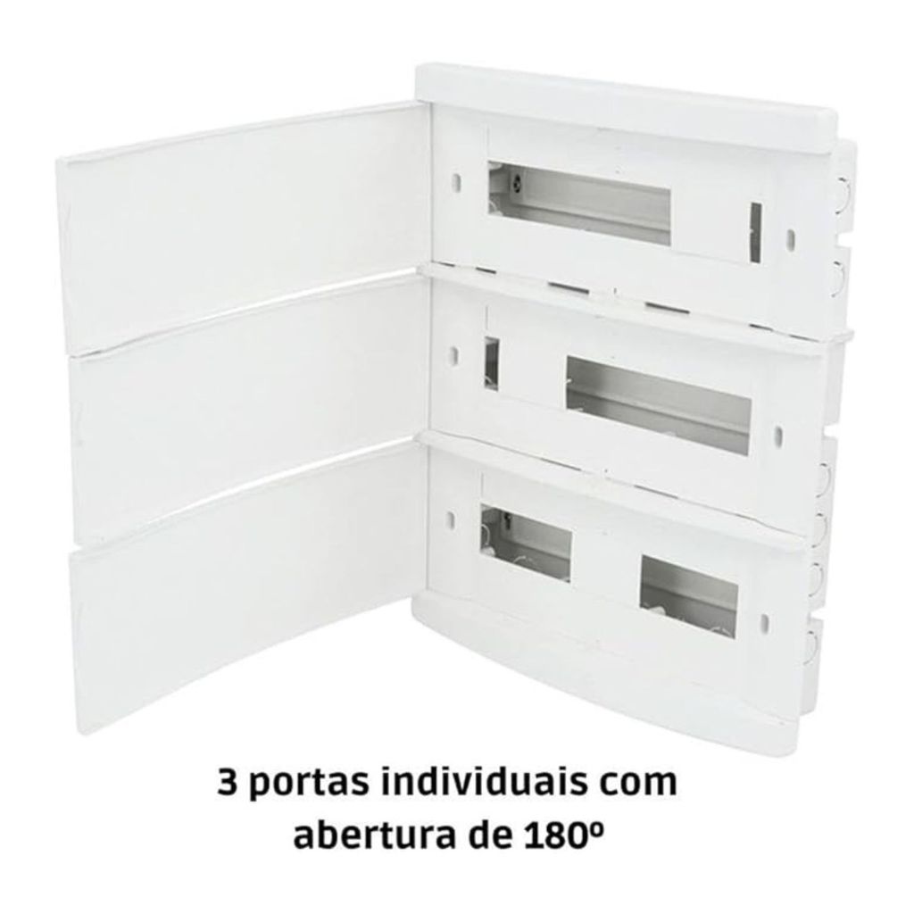 Quadro Distribuição Slim 48 Disjuntores - Tigre