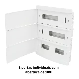 Quadro Distribuição Slim 48 Disjuntores - Tigre
