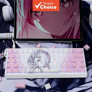 Rem Keycaps 138 Teclas Com Lado Gravado Translúcido Personalizado Pbt Sublimação De Calor Original Jogos CHREEY Keycap