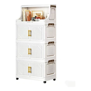 Armário Organizador Dobrável 3/4/5 Andares + Prateleira Superior em Oferta na Shopee