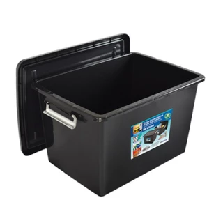 Caixa organizadora tampa com trava 56 litros - 25793 Arqplast em Oferta na Shopee