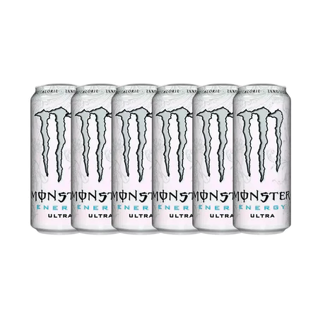 Kit com 6 Energético Monster Ultra Lata 473ml