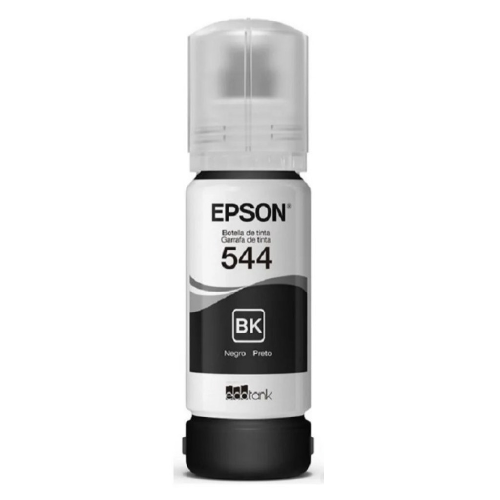Refil Tinta T544 Corante para Impressora Epson Preta L3250 L4260 L3150 ...