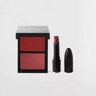 Kit Duo Blush Punch Paint + Batom Cinnamon Océane Edition (2 Produtos) em Oferta na Shopee