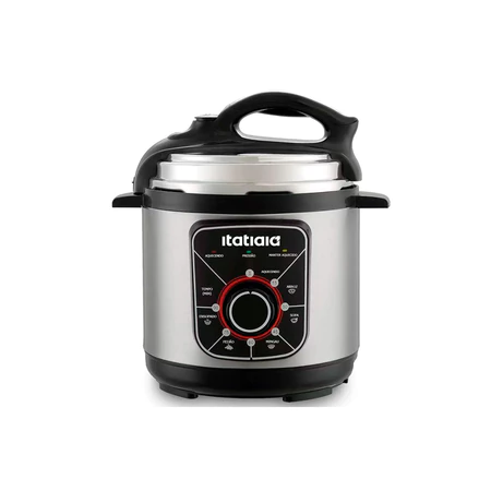 Panela de Pressão Elétrica Itatiaia Essencial 3l 700w Inox Preto 220v