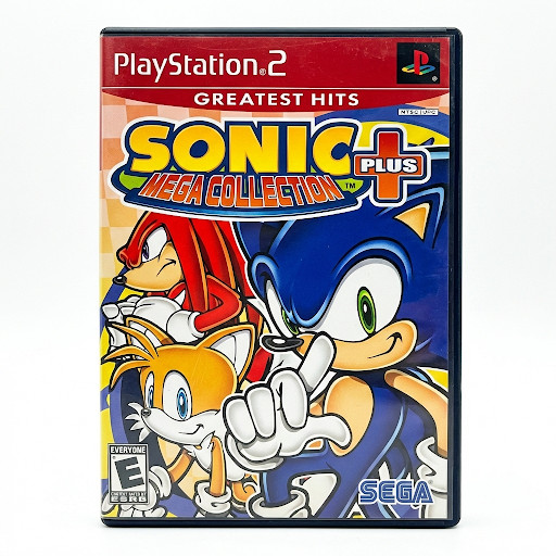 Capa + Encarte Sonic Mega Collection Plus PS2 Gh riginal | Shopee Brasil