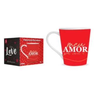 Caneca porcelana eu te amo 290 ml210810 em Oferta na Shopee