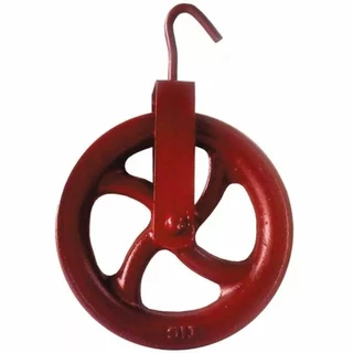 Roldana metálica com gancho 16 cm - 99.605 - Tenace em Oferta na Shopee
