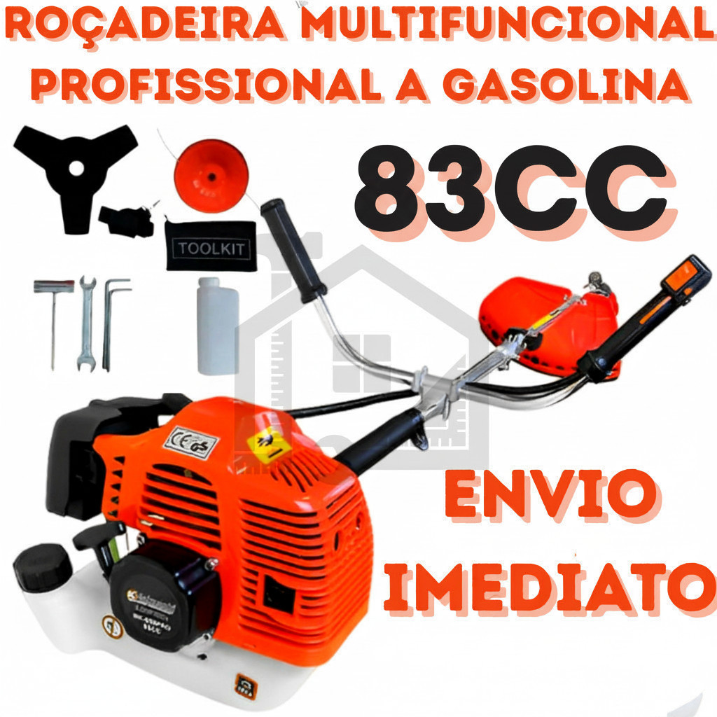 Roçadeira a Gasolina Multifuncional 5 em 1 83cc Nakasaki