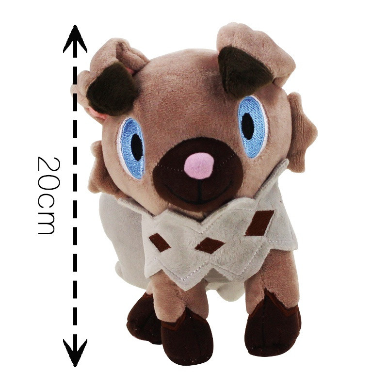 20 Centímetros Pokemon Jogos Rockruff Animação Bonito Macio Pelúcia ...