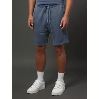 Bermuda Masculina Moletom Monograma Calvin Klein Jeans - Marinho em Oferta na Shopee