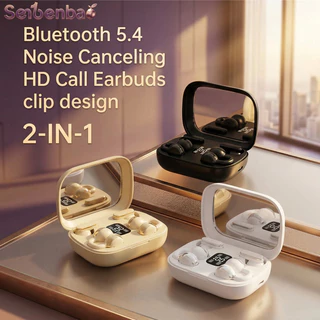 Senbenbao Fones De Ouvido Bluetooth Q10 2 Em 1 Novos De Conjunto Duplo ENC Com Cancelamento De Ruído Bateria De Longa Du