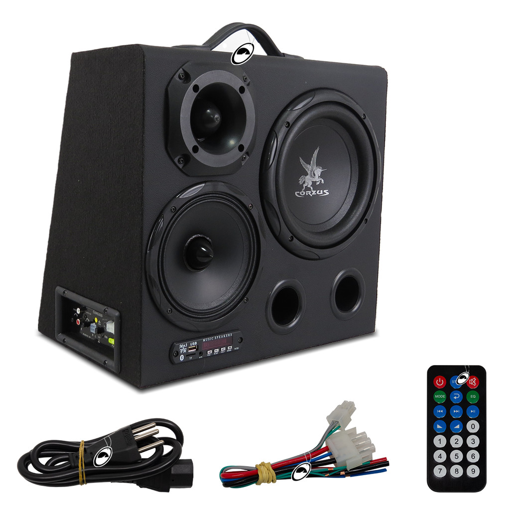 Caixa Amplificada Mini Trio CH H600 8