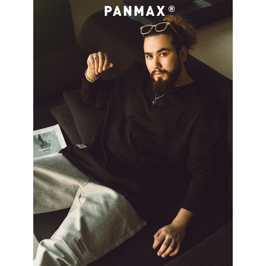 PANMAX camiseta masculina de tamanho grande, roupa de rua, Casual ...
