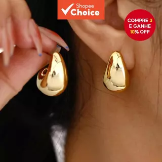 Gota De Água Brincos Feminino Minimalista Bonito Liga Pequena Moda Jóias Acessórios Par em Oferta na Shopee