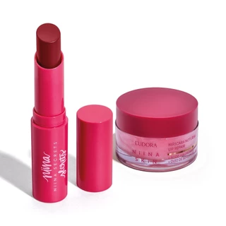 Combo Niina Secrets: Hidra Balm Rosa 3,2g + Niina Skin Masc Lab Not Lip Repair 9g em Oferta na Shopee