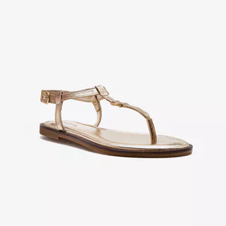 Rasteira Feminina Lunna Couro Dourado em Oferta na Shopee