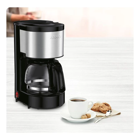 Cafeteira arno perfectta com filtro cfpi cor inox e preto 127v