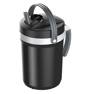 Jarra Termica Novo Fliptop Cor Preta 2,5 Litros Para Bebiba Gelada Tereré Suco Chá Termolar em Oferta na Shopee