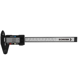 Paquímetro digital capacidade de 150 mm leitura de 0,01 mm - BOM-6502 Bomvink em Oferta na Shopee