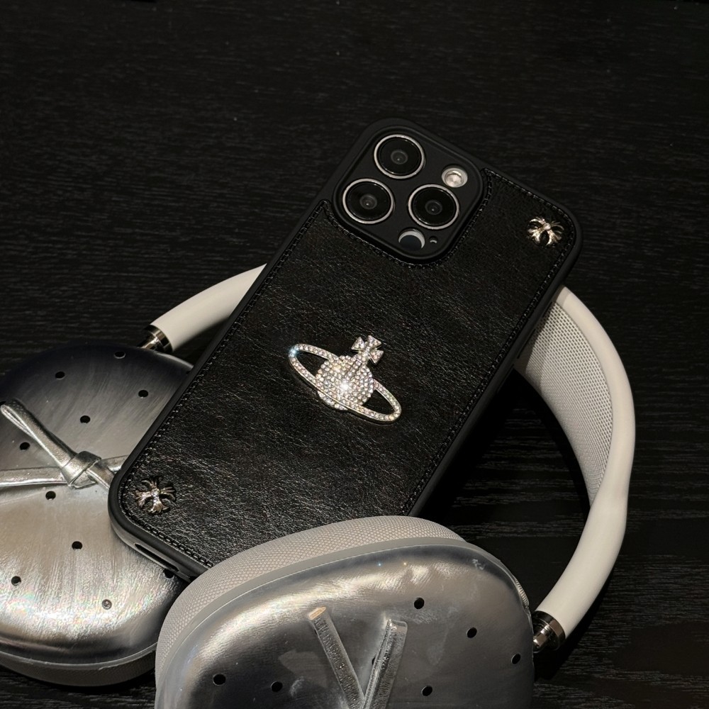 viviennewestwood✽エンベロープスマホケース Vivienne Westwood Strass Phone Case Para iPhone 18 17 16 15 14 13