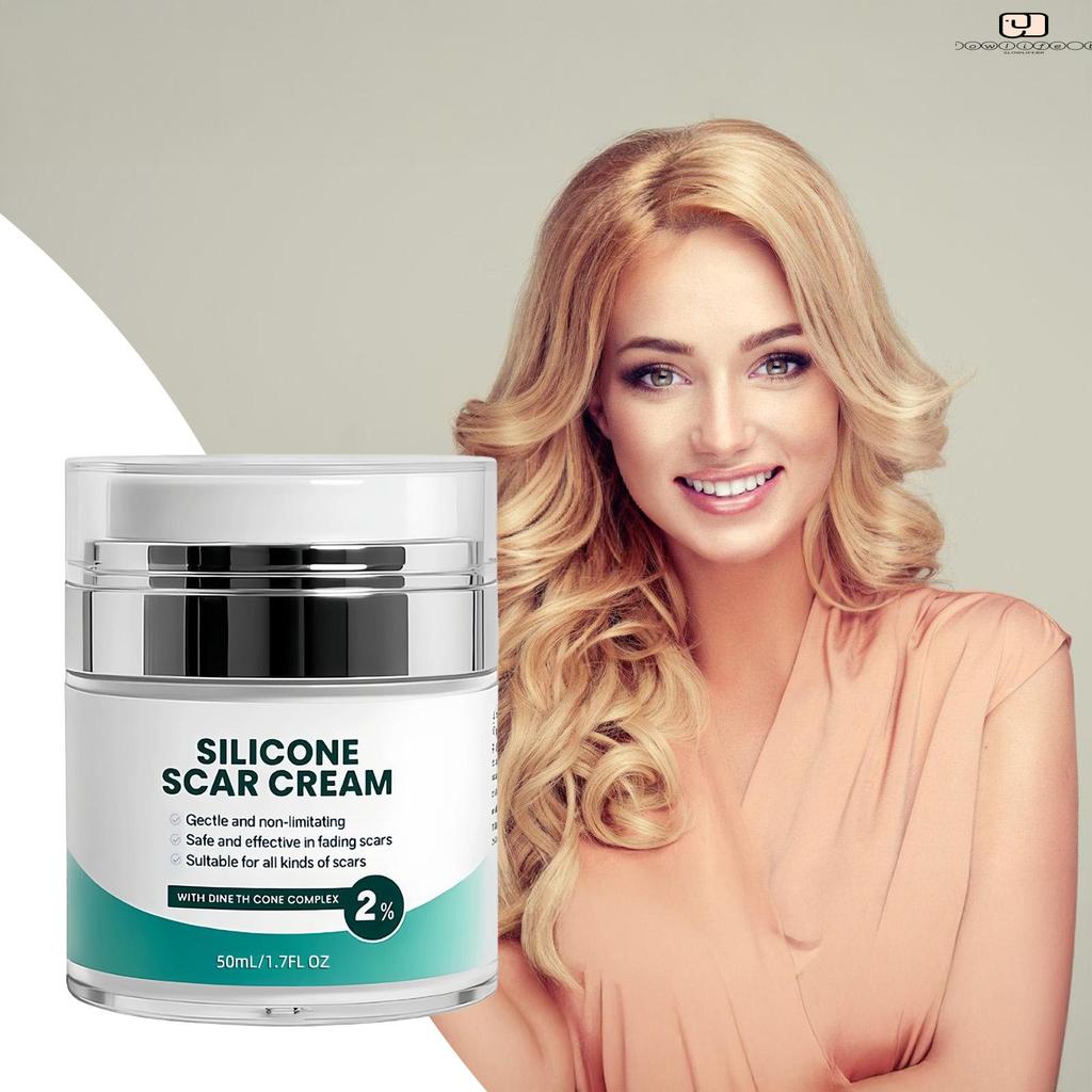 Gel De Cicatriz De Silicone 50ml Creme Profissional De Remoção Para ...