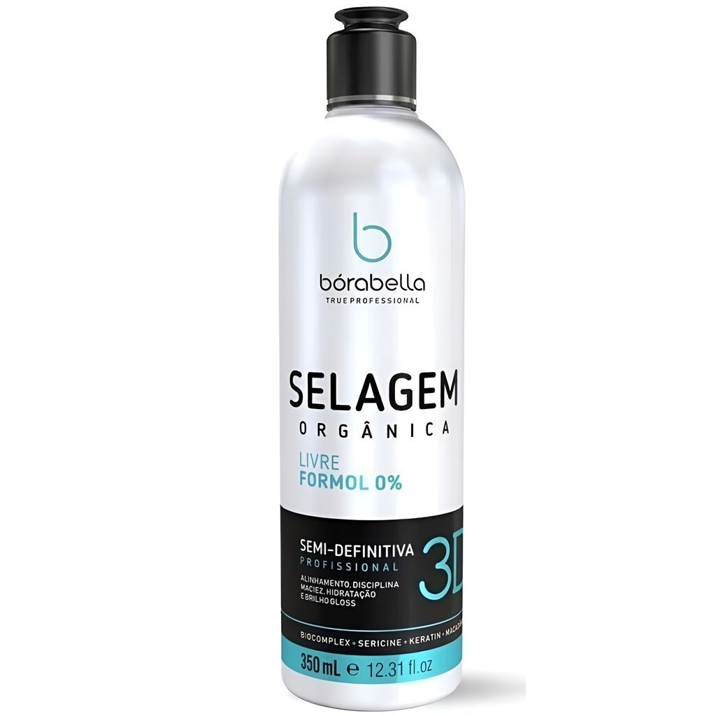 Borabella Selagem 3D Semi Definitiva Orgânica Sem Formol 350ml | Shopee ...