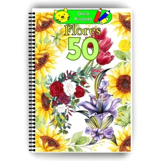 Kit Flores para colorir Kit desenhos para colorir em Oferta na Shopee