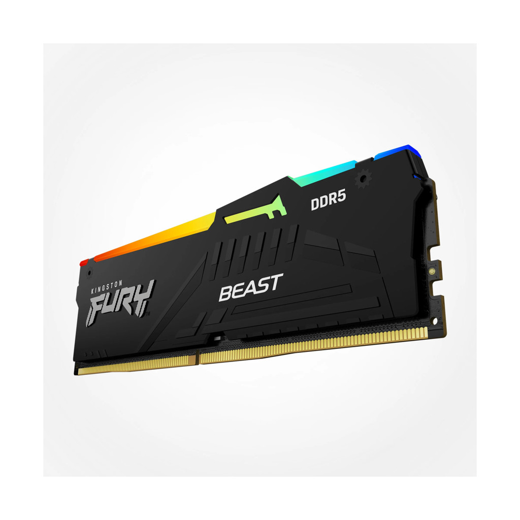 Memória Kingston Fury Beast, RGB, 32GB (2x16GB), DDR5, 5200MHz