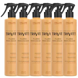 Kitt Trivitt 6 Un Fluido Para Escova/Proteçao Termica 250Ml em Oferta na Shopee