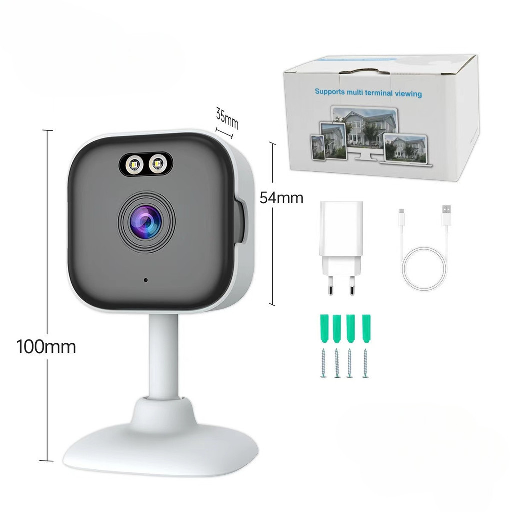 Câmera IP WiFi HD 1080p Interna Visão Noturna Colorida Áudio Bidirecional Detecção Movimento fang