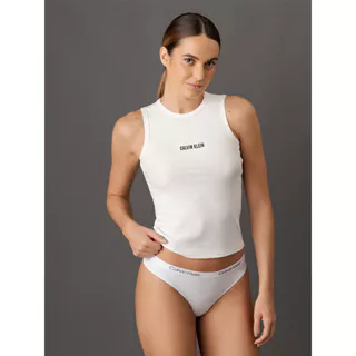 Kit 2 Calcinhas Fio Dental Microfibra Seamless Calvin Klein Underwear - Branco em Oferta na Shopee