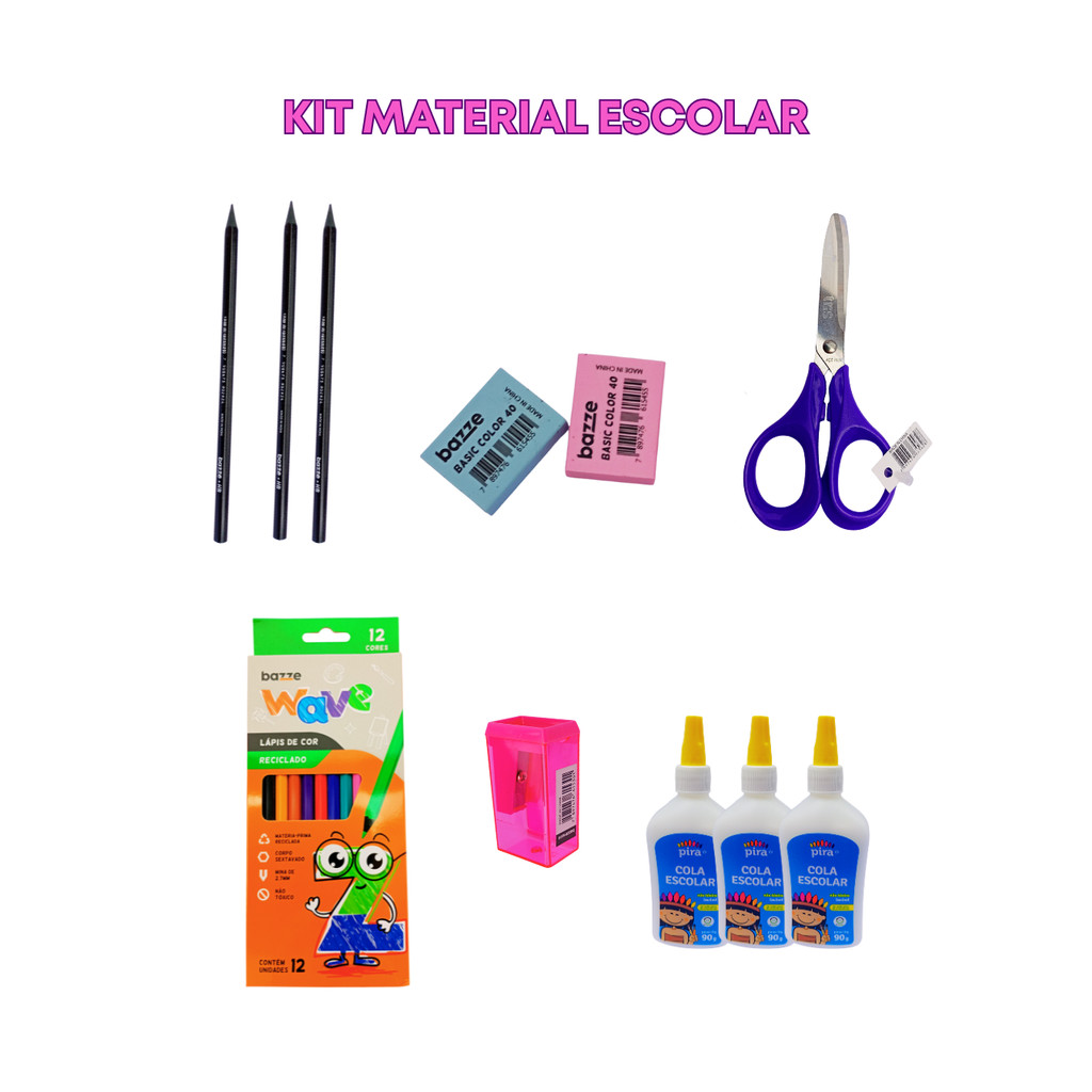 Kit Material Escolar | Shopee Brasil