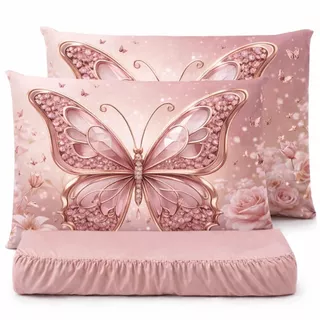 Kit Lençol Casal Queen 03 Peças Com Lençol Elastico Barato em Oferta na Shopee