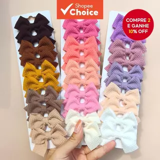 Conjunto De Clipes De Laço De Cabelo De Bebê Com 10 Peças-Tiaras De Nylon Macio Para Recém-Nascidos E Crianças Pequenas em Oferta na Shopee