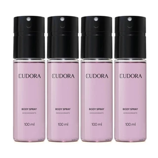Combo Body Spray Eudora (4 itens) em Oferta na Shopee