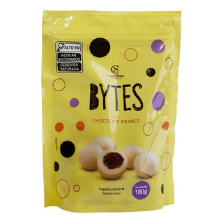 Cacau Show Drageado Bytes Chocolate Ao Leite Crocante 100g em Oferta na Shopee
