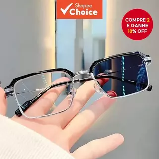 Óculos Fotochromáticos Para Homens E Mulheres - Armação Com Uv400 E Bloqueio De Luz Azul em Oferta na Shopee