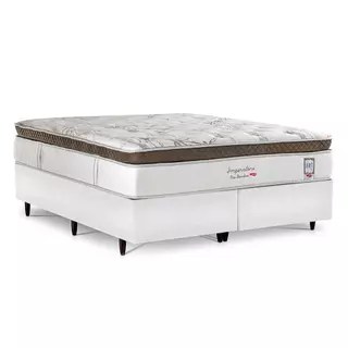 Cama Box Herval King Imperatore, Molas Ensacadas, 73x193x203 cm em Oferta na Shopee