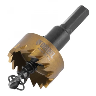Serra copo para metal 28 mm revestimento em Nitreto de Titânio com suporte Denzel em Oferta na Shopee