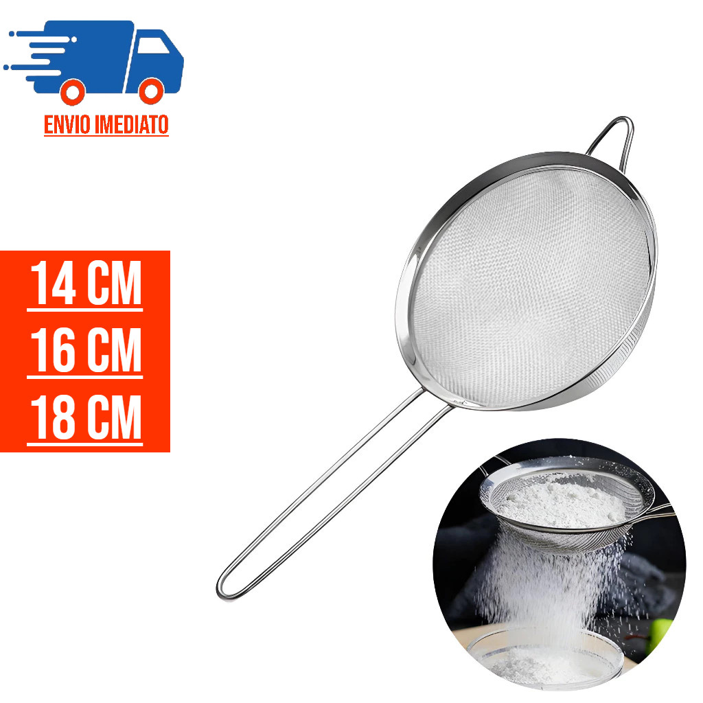 Peneira de Aço Inoxidável Coador para Cozinha Peneiras Massa