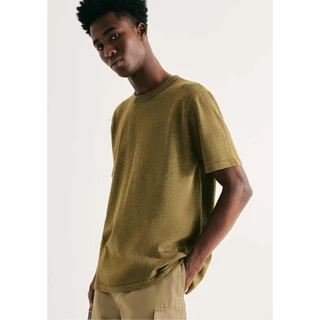 Camiseta Masculina Manga Curta Em Tricô em Oferta na Shopee