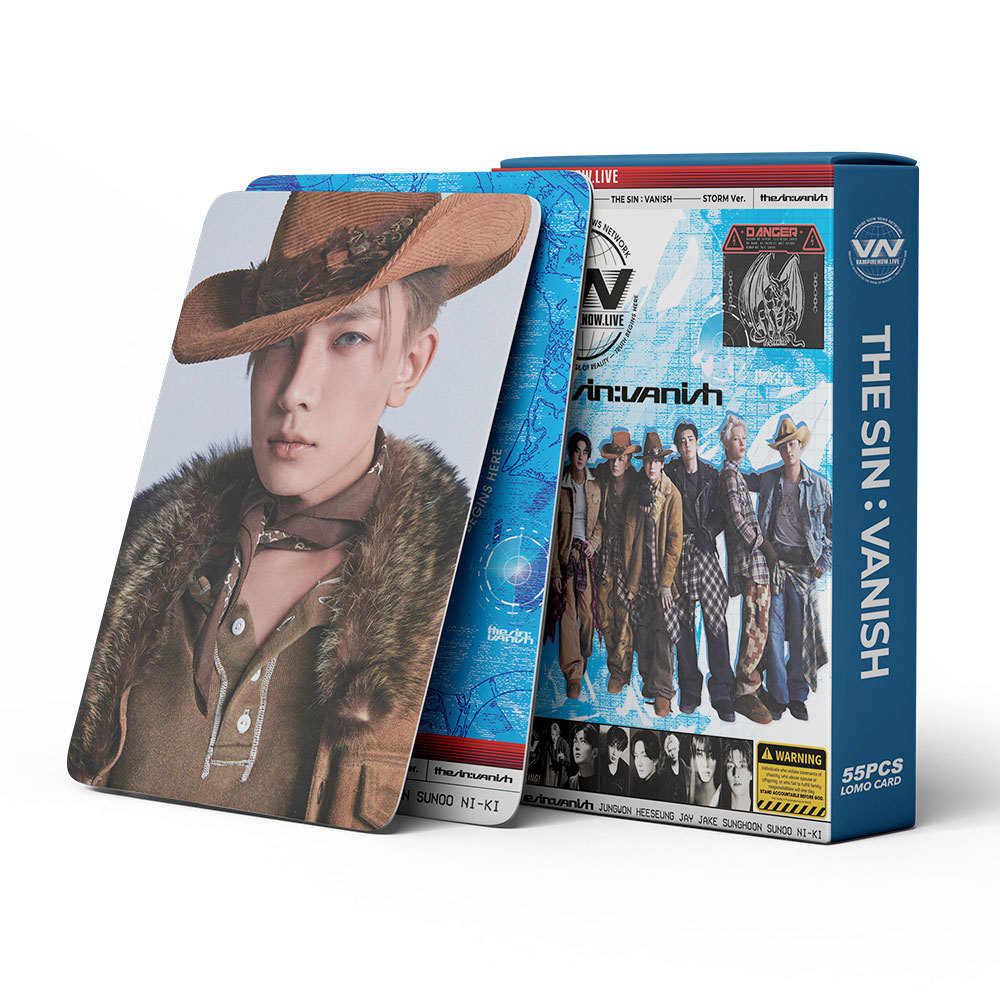 55pcs/box EN-HYPEN DARK BLOOD Photocards Album Sunoo Heeseung Jay