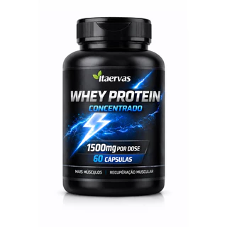 WHEY PROTEIN ISOLADO 1500MG 60 CÁPSULAS ITAERVAS