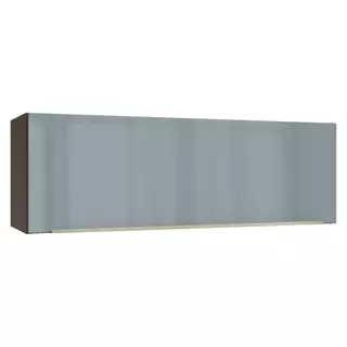 Armário Aéreo 100 cm 1 Porta Basculante Rustic/Cinza Lux Madesa em Oferta na Shopee