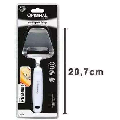 Plaina Fatiador Cortador De Queijo Linha Premium Em Aço Inox
